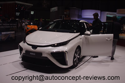 Toyota Mirai Hydrogen Fuel Cell Electric Automobile 